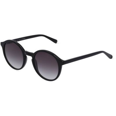 Fielmann ABC 073 SUN FA LEO Unisex-Sonnenbrille Vollrand Rund Acetat Spritzguss-Gestell, schwarz Fielmann ABC 073 SUN FA LEO Unisex-Sonnenbrille Vollrand Rund Acetat Spritzguss-Gestell, schwarz