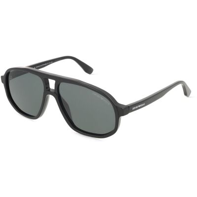 Emporio Armani 0EA4263U Herren-Sonnenbrille Vollrand Pilot Acetat-Gestell, schwarz Emporio Armani 0EA4263U Herren-Sonnenbrille Vollrand Pilot Acetat-Gestell, schwarz