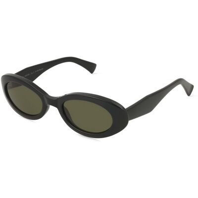 Fielmann LD 053 SUN FA GLENDA Damen-Sonnenbrille Vollrand Oval Acetat-Gestell, schwarz Fielmann LD 053 SUN FA GLENDA Damen-Sonnenbrille Vollrand Oval Acetat-Gestell, schwarz