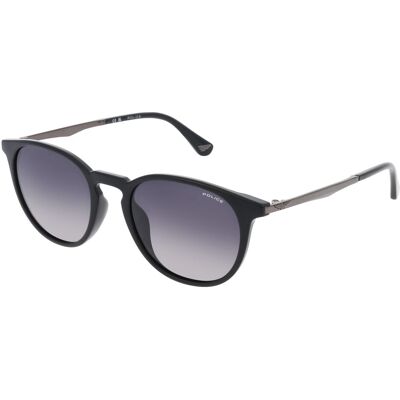 Police SPLV26 ORIGINS LITE 42 Herren-Sonnenbrille Vollrand Panto Metall-Gestell, schwarz Police SPLV26 ORIGINS LITE 42 Herren-Sonnenbrille Vollrand Panto Metall-Gestell, schwarz