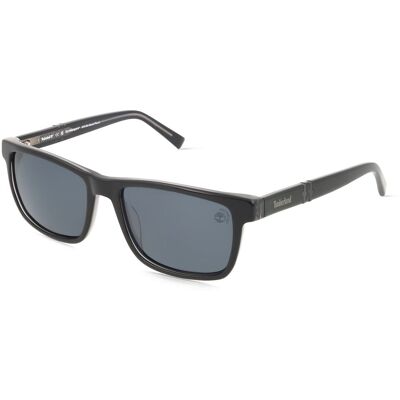 Timberland TB00020 Unisex-Sonnenbrille Vollrand Quadratisch Acetat-Gestell, schwarz Timberland TB00020 Unisex-Sonnenbrille Vollrand Quadratisch Acetat-Gestell, schwarz