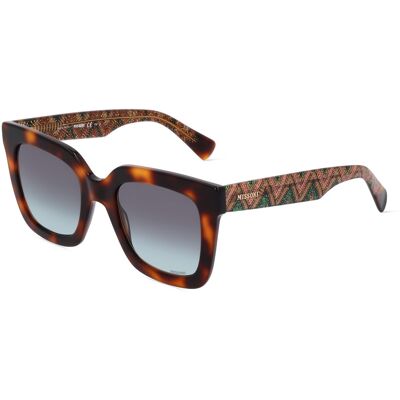 Missoni 0126/S Damen-Sonnenbrille Vollrand Quadratisch Acetat-Gestell, braun Missoni 0126/S Damen-Sonnenbrille Vollrand Quadratisch Acetat-Gestell, braun