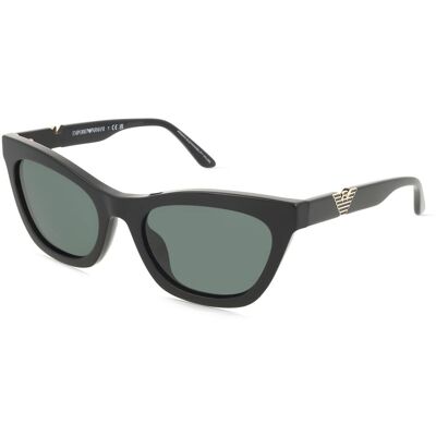 Emporio Armani 0EA4259U Damen-Sonnenbrille Vollrand Cat Eye Acetat-Gestell, schwarz Emporio Armani 0EA4259U Damen-Sonnenbrille Vollrand Cat Eye Acetat-Gestell, schwarz