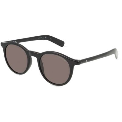 Montblanc MB0353S Unisex-Sonnenbrille Vollrand Panto Acetat-Gestell, schwarz Montblanc MB0353S Unisex-Sonnenbrille Vollrand Panto Acetat-Gestell, schwarz
