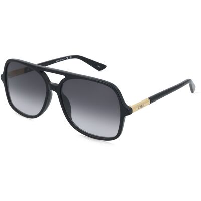 Chloé CH0364S Damen-Sonnenbrille Vollrand Pilot Acetat-Gestell, schwarz Chloé CH0364S Damen-Sonnenbrille Vollrand Pilot Acetat-Gestell, schwarz