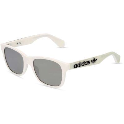 Adidas Originals OR0060 Herren-Sonnenbrille Vollrand Quadratisch Kunststoff-Gestell, weiß Adidas Originals OR0060 Herren-Sonnenbrille Vollrand Quadratisch Kunststoff-Gestell, weiß