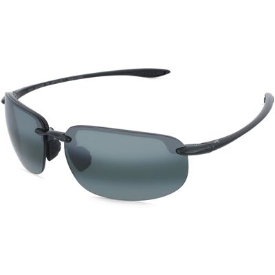 Maui Jim 456 Hookipa Xlarge Unisex-Sonnenbrille Randlos Eckig Kunststoff-Gestell, schwarz Maui Jim 456 Hookipa Xlarge Unisex-Sonnenbrille Randlos Eckig Kunststoff-Gestell, schwarz