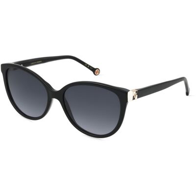 Carolina Herrera 0237/S Damen-Sonnenbrille Vollrand Cat Eye Acetat-Gestell, schwarz Carolina Herrera 0237/S Damen-Sonnenbrille Vollrand Cat Eye Acetat-Gestell, schwarz