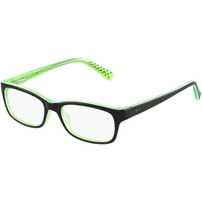 Nike 5513 Jugend-Brille inkl. Gläser Vollrand Quadratisch Kunststoff-Gestell 47/16/130, schwarz Nike 5513 Jugend-Brille inkl. Gläser Vollrand Quadratisch Kunststoff-Gestell 47/16/130, schwarz