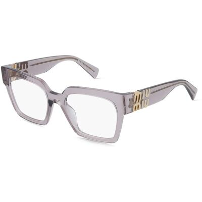 Miu Miu 0MU 04UV Damen-Brille inkl. Gläser Vollrand Quadratisch Acetat-Gestell 52/19/135, lila Miu Miu 0MU 04UV Damen-Brille inkl. Gläser Vollrand Quadratisch Acetat-Gestell 52/19/135, lila