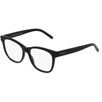Givenchy GV50027I Unisex-Brille inkl. Gläser Vollrand Butterfly Acetat-Gestell 54/16/145, schwarz Givenchy GV50027I Unisex-Brille inkl. Gläser Vollrand Butterfly Acetat-Gestell 54/16/145, schwarz