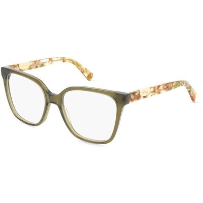 Longchamp LO2765 Unisex-Brille inkl. Gläser Vollrand Eckig Acetat-Gestell 52/16/140, grün Longchamp LO2765 Unisex-Brille inkl. Gläser Vollrand Eckig Acetat-Gestell 52/16/140, grün