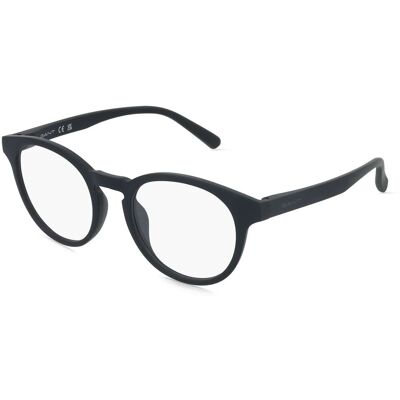 Gant GA50056 Unisex-Brille inkl. Gläser Vollrand Rund Kunststoff-Gestell 50/20/145, schwarz Gant GA50056 Unisex-Brille inkl. Gläser Vollrand Rund Kunststoff-Gestell 50/20/145, schwarz