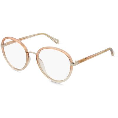 Chloé CH0308O Damen-Brille inkl. Gläser Vollrand Rund Kunststoff-Gestell 53/20/140, orange Chloé CH0308O Damen-Brille inkl. Gläser Vollrand Rund Kunststoff-Gestell 53/20/140, orange