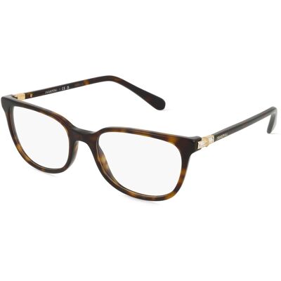 Swarovski SK2003 Damen-Brille inkl. Gläser Vollrand Quadratisch Acetat-Gestell 52/18/140, braun Swarovski SK2003 Damen-Brille inkl. Gläser Vollrand Quadratisch Acetat-Gestell 52/18/140, braun