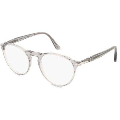 Persol Herren PO3286V 309 Acetat Graue Transparente Pantos Brille Persol Herren PO3286V 309 Acetat Graue Transparente Pantos Brille
