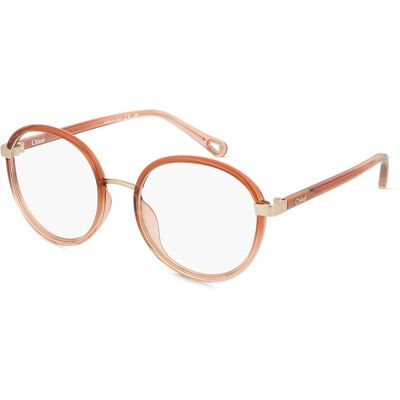 Chloé CH0033O Braune Runde Brille - Brille Chloé CH0033O Braune Runde Brille - Brille