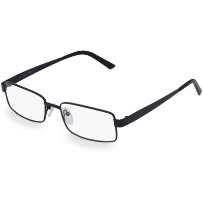 Fielmann BD 311 MOD II CL Herren-Brille inkl. Gläser Vollrand Quadratisch Edelstahl-Gestell 54/18/145, blau Fielmann BD 311 MOD II CL Herren-Brille inkl. Gläser Vollrand Quadratisch Edelstahl-Gestell 54/18/145, blau