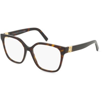 Givenchy GV50064I Unisex-Brille inkl. Gläser Vollrand Geometrisch Acetat-Gestell 55/16/140, Havanna Givenchy GV50064I Unisex-Brille inkl. Gläser Vollrand Geometrisch Acetat-Gestell 55/16/140, Havanna