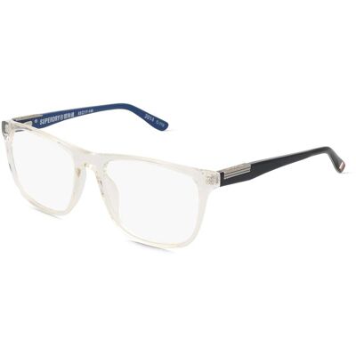 Superdry SDO 2014 Unisex-Brille inkl. Gläser Vollrand Quadratisch Kunststoff-Gestell 53/17/145, grau Superdry SDO 2014 Unisex-Brille inkl. Gläser Vollrand Quadratisch Kunststoff-Gestell 53/17/145, grau