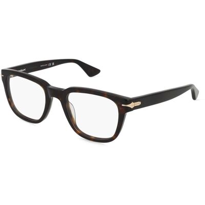 Montblanc MB0305O Unisex-Brille inkl. Gläser Vollrand Quadratisch Acetat-Gestell 51/21/145, braun Montblanc MB0305O Unisex-Brille inkl. Gläser Vollrand Quadratisch Acetat-Gestell 51/21/145, braun