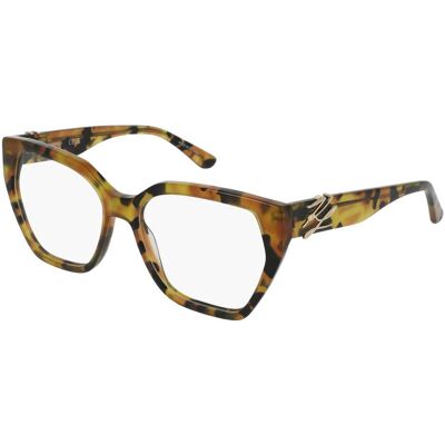 Karl Lagerfeld KL6214 Damen-Brille inkl. Gläser Vollrand Eckig Acetat-Gestell 55/16/140, braun Karl Lagerfeld KL6214 Damen-Brille inkl. Gläser Vollrand Eckig Acetat-Gestell 55/16/140, braun