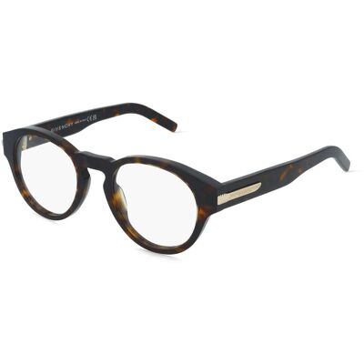 Givenchy GV50063I Herren-Brille inkl. Gläser Vollrand Rund Acetat-Gestell 49/21/145, braun Givenchy GV50063I Herren-Brille inkl. Gläser Vollrand Rund Acetat-Gestell 49/21/145, braun