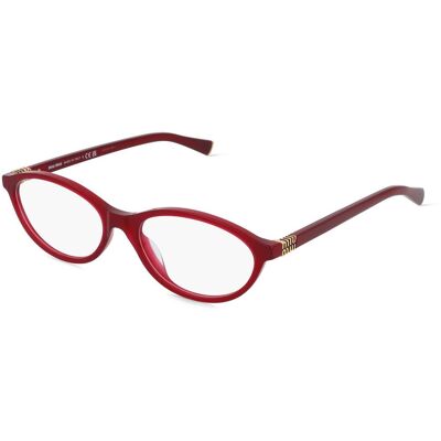 Miu Miu MU 09XV Damen-Brille inkl. Gläser Vollrand Oval Acetat-Gestell 54/17/140, Blau Miu Miu MU 09XV Damen-Brille inkl. Gläser Vollrand Oval Acetat-Gestell 54/17/140, Blau