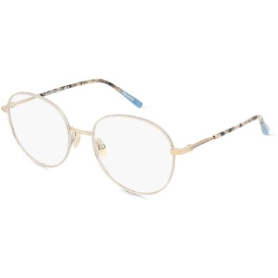Scotch & Soda 1026 Unisex-Brille inkl. Gläser Vollrand Rund Metall-Gestell 54/19/140, gold Scotch & Soda 1026 Unisex-Brille inkl. Gläser Vollrand Rund Metall-Gestell 54/19/140, gold