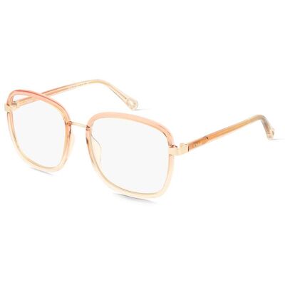 Chloé CH0034O Damen-Brille inkl. Gläser Vollrand Eckig Kunststoff-Gestell 53/18/140, orange Chloé CH0034O Damen-Brille inkl. Gläser Vollrand Eckig Kunststoff-Gestell 53/18/140, orange