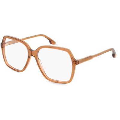 Victoria Beckham VB2650 Damen-Brille inkl. Gläser Vollrand Quadratisch Acetat-Gestell 57/15/140, braun Victoria Beckham VB2650 Damen-Brille inkl. Gläser Vollrand Quadratisch Acetat-Gestell 57/15/140, braun