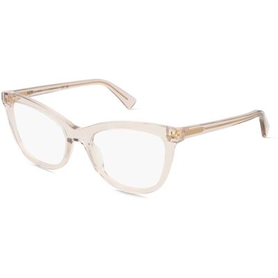 Bottega Veneta BV1226O TRIANGLE STUD Unisex-Brille inkl. Gläser Vollrand Cat Eye Acetat-Gestell 54/19/145, beige Bottega Veneta BV1226O TRIANGLE STUD Unisex-Brille inkl. Gläser Vollrand Cat Eye Acetat-Gestell 54/19/145, beige