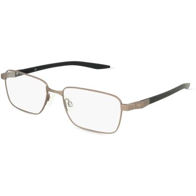 Puma PU0421O-003 55mm Rechteckige Brille - Brillengestell inkl. Gläser Puma PU0421O-003 55mm Rechteckige Brille - Brillengestell inkl. Gläser