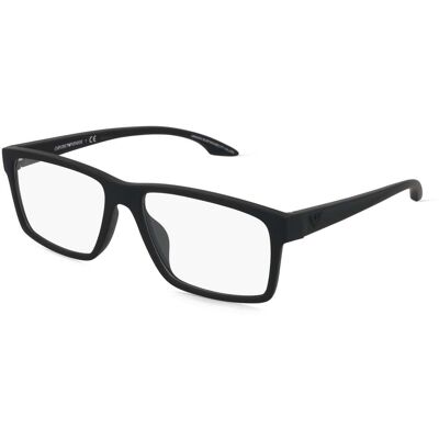 Emporio Armani EA3210U - Schwarzes quadratisches Brillengestell Emporio Armani EA3210U - Schwarzes quadratisches Brillengestell