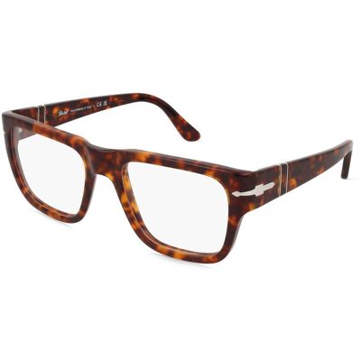 Persol PO3348V 24 Unisex Quadratische Acetat Brille Schildkröte Transparent Persol PO3348V 24 Unisex Quadratische Acetat Brille Schildkröte Transparent