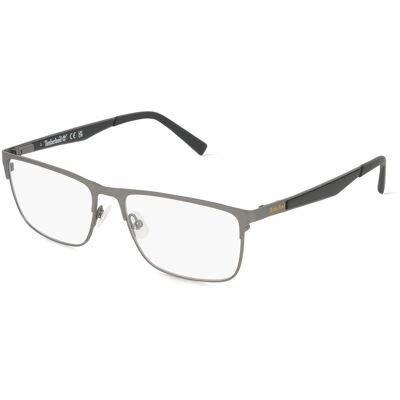 Timberland TB1836 Unisex-Brille inkl. Gläser Vollrand Quadratisch Metall-Gestell 54/16/145, grau Timberland TB1836 Unisex-Brille inkl. Gläser Vollrand Quadratisch Metall-Gestell 54/16/145, grau