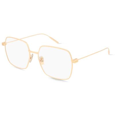 Givenchy GV50039U Unisex-Brille inkl. Gläser Vollrand Quadratisch Metall-Gestell 55/16/140, gold Givenchy GV50039U Unisex-Brille inkl. Gläser Vollrand Quadratisch Metall-Gestell 55/16/140, gold