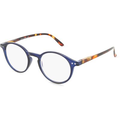 I NEED YOU SASHA Unisex-Brille Vollrand Panto Kunststoff-Gestell, blau I NEED YOU SASHA Unisex-Brille Vollrand Panto Kunststoff-Gestell, blau
