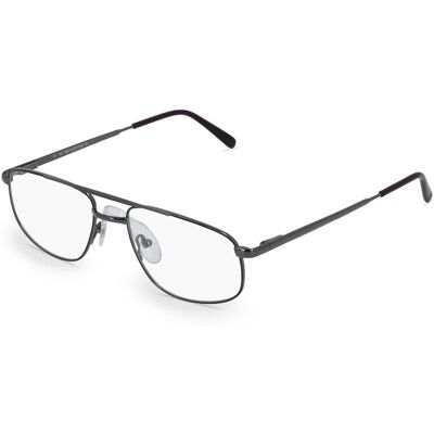 Fielmann MC 338 MOD FLEX TR Herren-Brille inkl. Gläser Vollrand Quadratisch Metall-Gestell 54/17/130, grau Fielmann MC 338 MOD FLEX TR Herren-Brille inkl. Gläser Vollrand Quadratisch Metall-Gestell 54/17/130, grau
