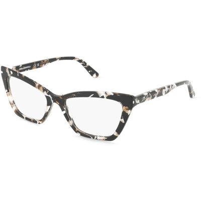 Karl Lagerfeld KL6063N Damen-Brille inkl. Gläser Vollrand Cat Eye Zylonit (Celluloseacetat)-Gestell 54/17/140, schwarz Karl Lagerfeld KL6063N Damen-Brille inkl. Gläser Vollrand Cat Eye Zylonit (Celluloseacetat)-Gestell 54/17/140, schwarz