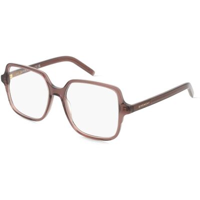 Givenchy GV50044I GV DAY Damen-Brille inkl. Gläser Vollrand Quadratisch Acetat-Gestell 53/16/140, Braun Givenchy GV50044I GV DAY Damen-Brille inkl. Gläser Vollrand Quadratisch Acetat-Gestell 53/16/140, Braun
