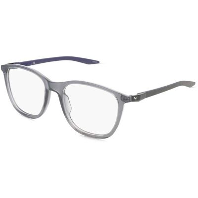 Puma PU0458O Herren-Brille inkl. Gläser Vollrand Quadratisch Kunststoff-Gestell 54/19/140, grau Puma PU0458O Herren-Brille inkl. Gläser Vollrand Quadratisch Kunststoff-Gestell 54/19/140, grau