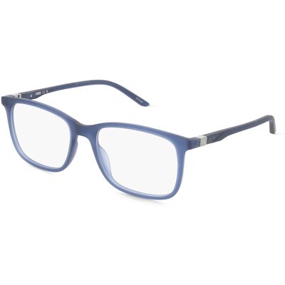 Puma PU0492O Herren-Brille inkl. Gläser Vollrand Eckig Kunststoff-Gestell 55/18/145, blau Puma PU0492O Herren-Brille inkl. Gläser Vollrand Eckig Kunststoff-Gestell 55/18/145, blau