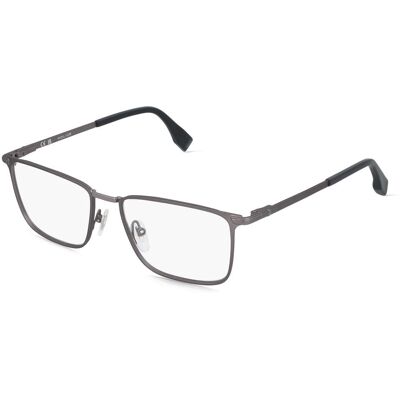 Police VPLR64 Herren-Brille inkl. Gläser Vollrand Geometrisch Metall-Gestell 54/17/145, grau Police VPLR64 Herren-Brille inkl. Gläser Vollrand Geometrisch Metall-Gestell 54/17/145, grau