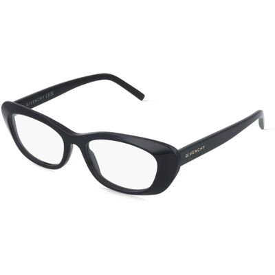GIVENCHY GV50097I CITY Damen-Brille inkl. Gläser Vollrand Cat Eye Acetat-Gestell 53/16/145, schwarz GIVENCHY GV50097I CITY Damen-Brille inkl. Gläser Vollrand Cat Eye Acetat-Gestell 53/16/145, schwarz