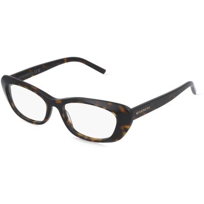 GIVENCHY GV50097I CITY Damen-Brille inkl. Gläser Vollrand Cat Eye Acetat-Gestell 53/16/145, braun GIVENCHY GV50097I CITY Damen-Brille inkl. Gläser Vollrand Cat Eye Acetat-Gestell 53/16/145, braun