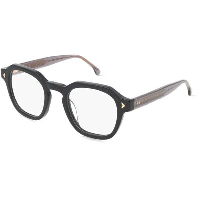 Lozza Modell VL4344 Geometrische schwarze Herrenbrille - Brille Lozza Modell VL4344 Geometrische schwarze Herrenbrille - Brille