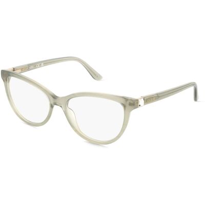 Guess GU50195 Damen-Brille inkl. Gläser Vollrand Cat Eye Acetat-Gestell 53/16/140, grün Guess GU50195 Damen-Brille inkl. Gläser Vollrand Cat Eye Acetat-Gestell 53/16/140, grün