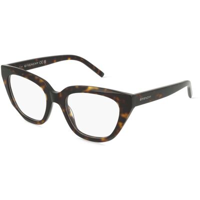 Givenchy GV50052I Unisex-Brille inkl. Gläser Vollrand Cat Eye Kunststoff-Gestell 51/19/140, braun Givenchy GV50052I Unisex-Brille inkl. Gläser Vollrand Cat Eye Kunststoff-Gestell 51/19/140, braun