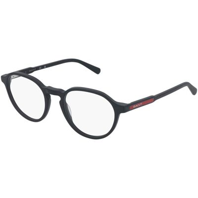 Gant GA50109 Herren-Brille inkl. Gläser Vollrand Rund Acetat-Gestell 51/20/145, schwarz Gant GA50109 Herren-Brille inkl. Gläser Vollrand Rund Acetat-Gestell 51/20/145, schwarz